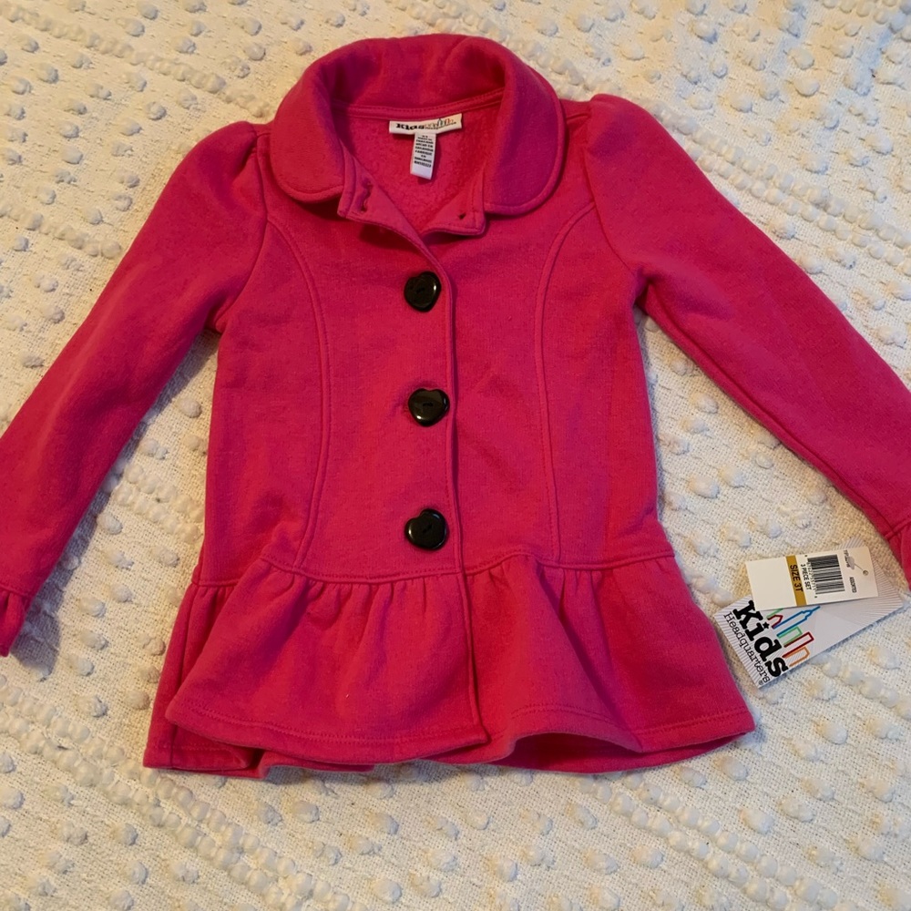 3T hot pink coat